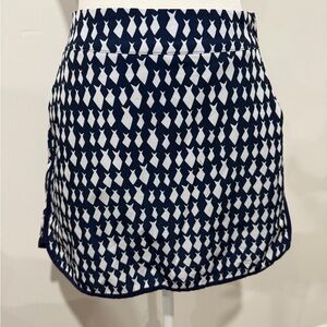 Vineyard Vines Navy and White Skirt